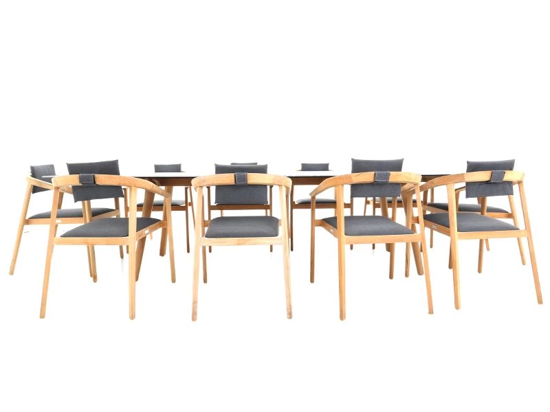 Mustique 10 Chair Dining Set | FSC® Certified 7 Mustique 10 Chair Dining Set | FSC® Certified - Image 5