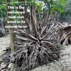 Reclaimed Teak Root ACE Table -Garden Comfort Shop 1