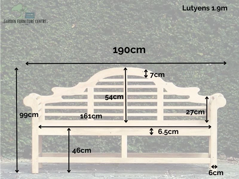 Lutyens 1.9m Bench | FSC® Certified 7 Lutyens 1.9m Bench | FSC® Certified - Image 5