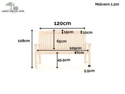 Malvern Teak Bench 120cm | FSC® Certified 22 Malvern Teak Bench 120cm | FSC® Certified -Garden Comfort Shop 1 25