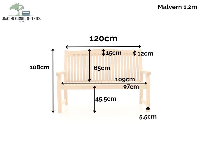 Malvern Teak Bench 120cm | FSC® Certified 7 Malvern Teak Bench 120cm | FSC® Certified - Image 5