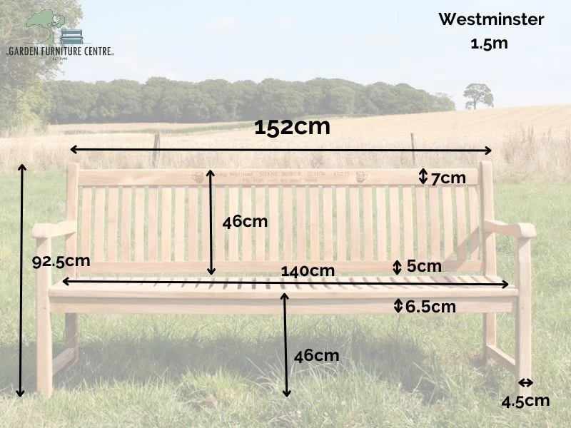 Westminster Bench 1.5m 11 Westminster Bench 1.5m - Image 9