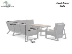 Miami Corner Unit | LIFE Range -Garden Comfort Shop 1 bi 2