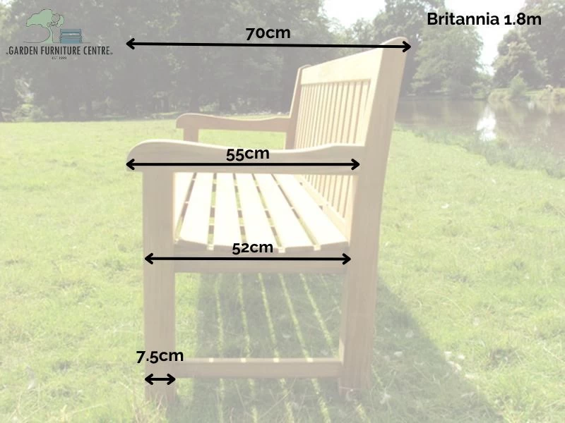 Britannia Teak Bench 180cm | FSC® Certified 9 Britannia Teak Bench 180cm | FSC® Certified - Image 7