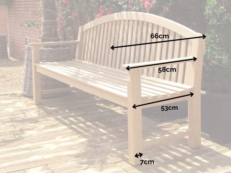 Henley 2m Bench 5 Henley 2m Bench - Image 3