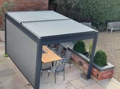Eclipse 3 X 4m LED Motorised Pergola | Free Standing