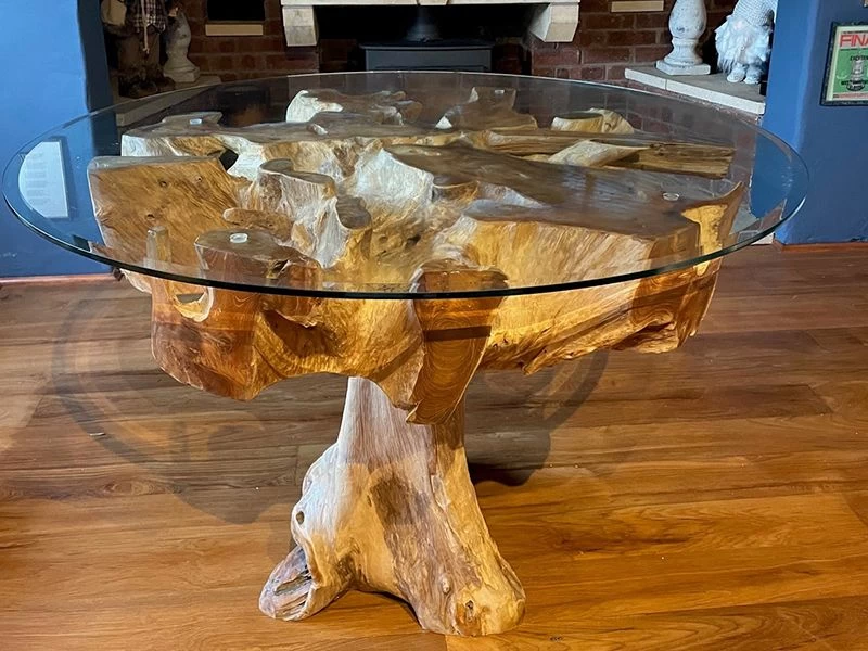 Naga Reclaimed Teak Root Dining Table 6 Naga Reclaimed Teak Root Dining Table - Image 4