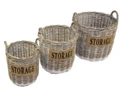 Round Kubu Storage Basket