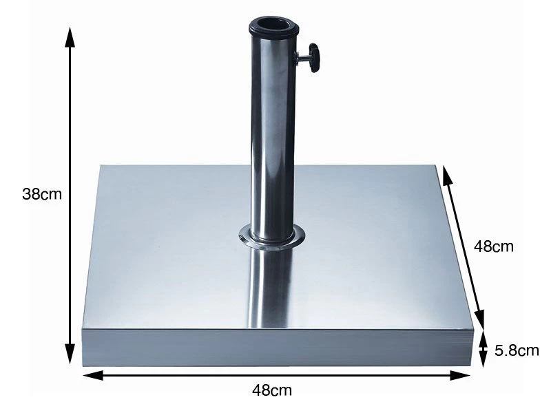 Stainless Steel 30KG Parasol Base 5 Stainless Steel 30KG Parasol Base - Image 3