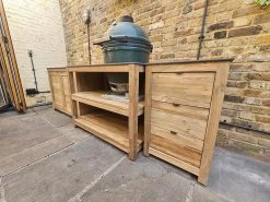 Bari Kitchen Big Green Egg Table Fixed Unit 18 Bari Kitchen Big Green Egg Table Fixed Unit -Garden Comfort Shop 3 bi 4