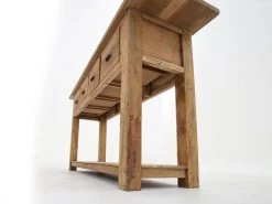 Rustic Teak Console Table -Garden Comfort Shop 3 drawer resized 00v1