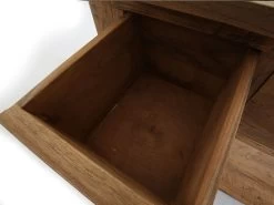 Rustic Teak Console Table -Garden Comfort Shop 3 drawer resized 00v7