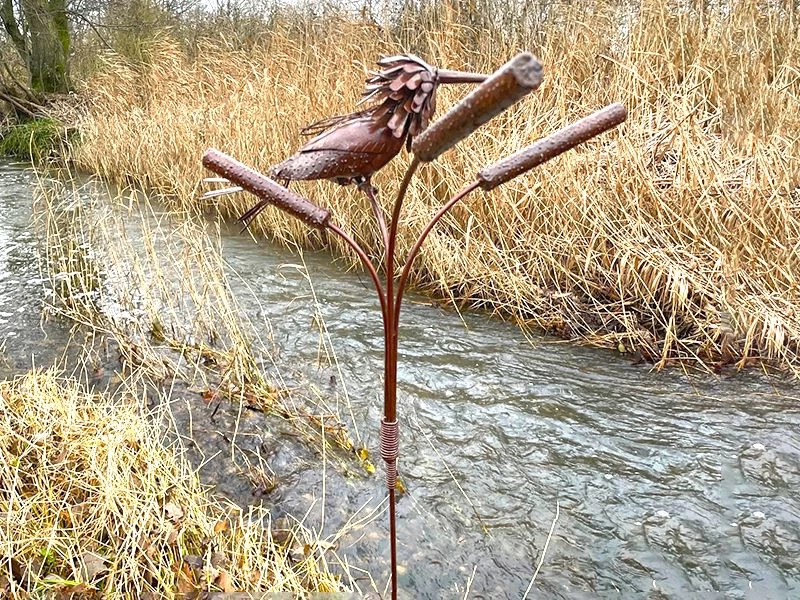 King Fisher With Reeds 4 King Fisher With Reeds - Image 2
