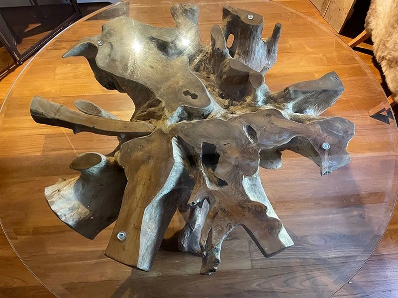Naga Reclaimed Teak Root Dining Table 5 Naga Reclaimed Teak Root Dining Table - Image 3