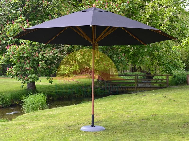 Bamboo 3.5m Parasol 14 Bamboo 3.5m Parasol - Image 13