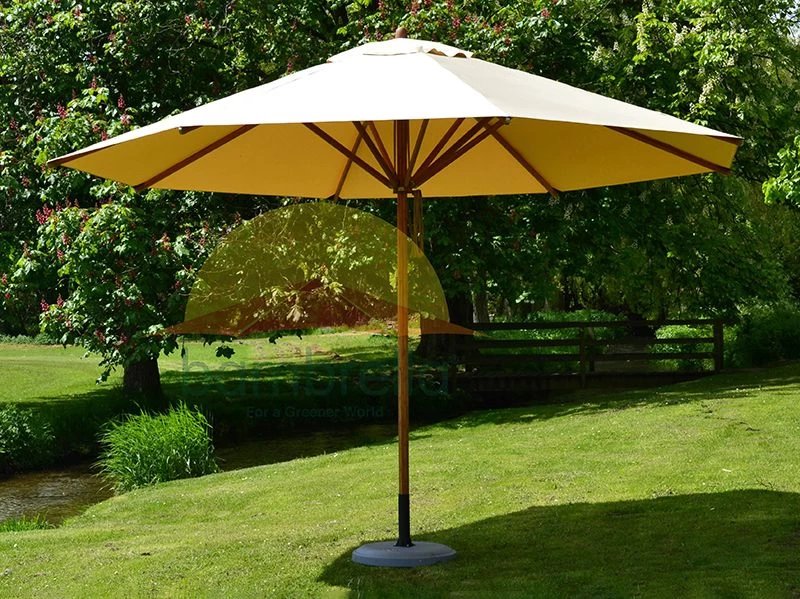 Bamboo 3.5m Parasol 16 Bamboo 3.5m Parasol - Image 15