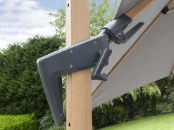 Royce Executive 3M SQ Cantilever Parasol Wood Effect -Garden Comfort Shop 47088c xl
