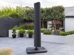 Royce Executive 3M SQ Cantilever Parasol Wood Effect -Garden Comfort Shop 47088d xl