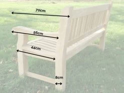 Memorial Bench 1.5m 23 Memorial Bench 1.5m -Garden Comfort Shop 4 14 2