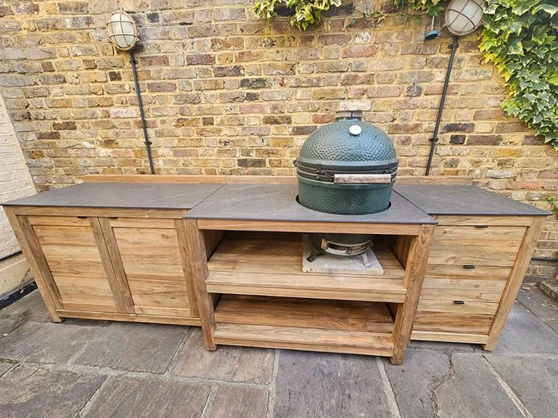 Bari Kitchen Big Green Egg Table Fixed Unit 3 Bari Kitchen Big Green Egg Table Fixed Unit