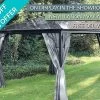 Four Seasons Gazebo 3m X 3m | OCTOBER OFFERS 1 Four Seasons Gazebo 3m X 3m | OCTOBER OFFERS -Garden Comfort Shop 5 11 1