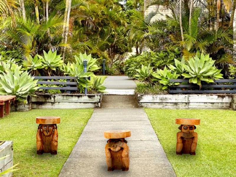 Monkey No Evil - Set Of Three 3 Monkey No Evil - Set Of Three