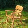 Oak Garden Armchair 1 Oak Garden Armchair -Garden Comfort Shop L oak armchair