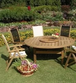 TNT 6 Recliner Set And 1.8m Chunky Table