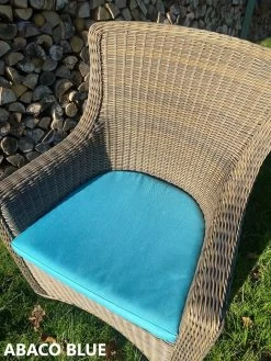 Seville All Weather Chair Cushion -Garden Comfort Shop abaco blue custexi296