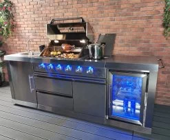 Premium Four Burner Kitchen BBQ | Norfolk Grills 24 Premium Four Burner Kitchen BBQ | Norfolk Grills -Garden Comfort Shop absolute pro 4b 05 1