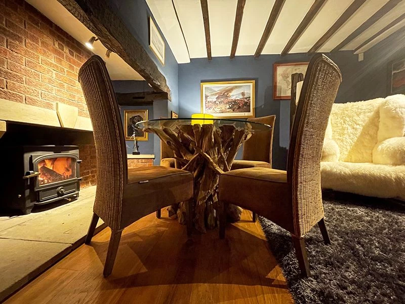 Ace Reclaimed Teak 4 Chair Round Dining Set 4 Ace Reclaimed Teak 4 Chair Round Dining Set - Image 2