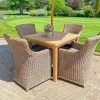 Adonis 4 Chair Dining Set 1 Adonis 4 Chair Dining Set -Garden Comfort Shop adonis 4 chair set 5 main bi