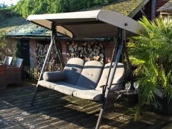 Havana Swing Seat Canopy Only -Garden Comfort Shop aluminum swing seat XL 2