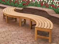 Curved Backless Bench | FSC® Certified 28 Curved Backless Bench | FSC® Certified -Garden Comfort Shop backless bench XL 2