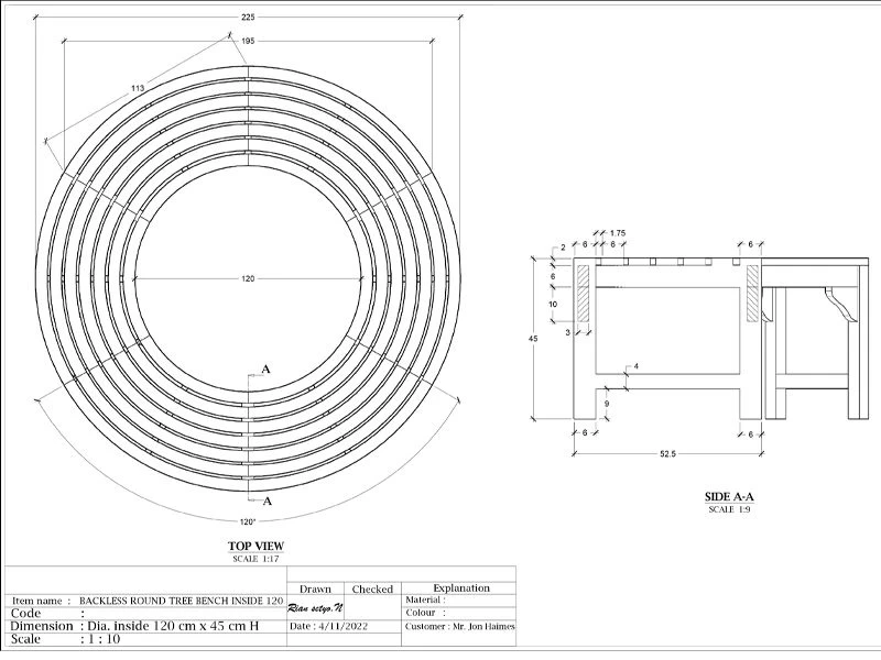 Backless Contour Bench 18 Backless Contour Bench - Image 16