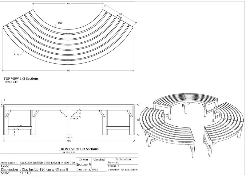 Backless Contour Bench 20 Backless Contour Bench - Image 18