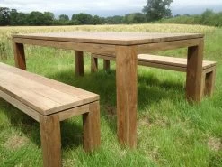 Bali Reclaimed Teak Bench Set 11 Bali Reclaimed Teak Bench Set -Garden Comfort Shop bali reclaimed teak bench set XL 1