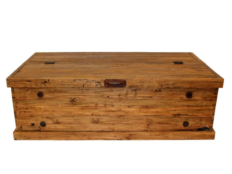 Bali Reclaimed Teak Rectangle Storage Box 4 Bali Reclaimed Teak Rectangle Storage Box - Image 2