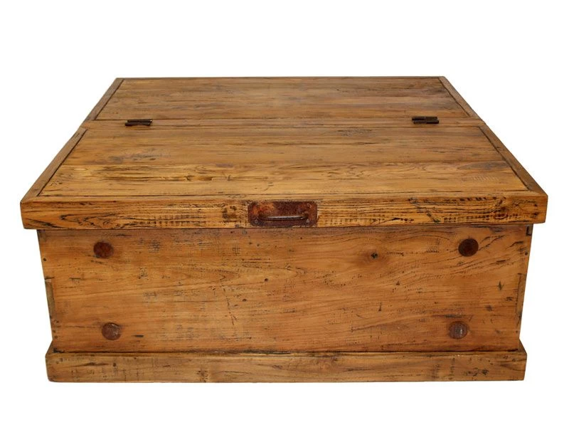 Bali Reclaimed Teak Square Storage Box 4 Bali Reclaimed Teak Square Storage Box - Image 2