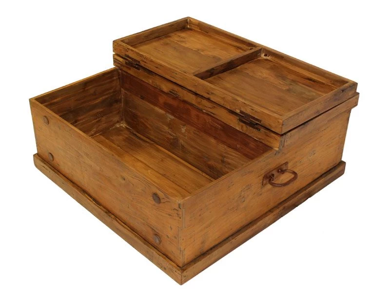 Bali Reclaimed Teak Square Storage Box 6 Bali Reclaimed Teak Square Storage Box - Image 4