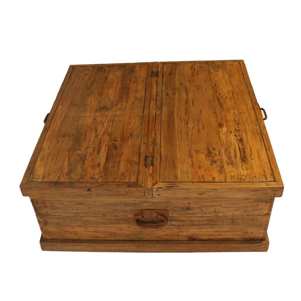 Bali Reclaimed Teak Square Storage Box 8 Bali Reclaimed Teak Square Storage Box - Image 6