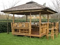 Bamboo Gazebo Bar -Garden Comfort Shop bamboo gazebo 2xl xl