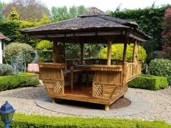 Bamboo Gazebo Square 10ft X 11.6ft -Garden Comfort Shop bamboo gazebo square 10ft 10ft xl