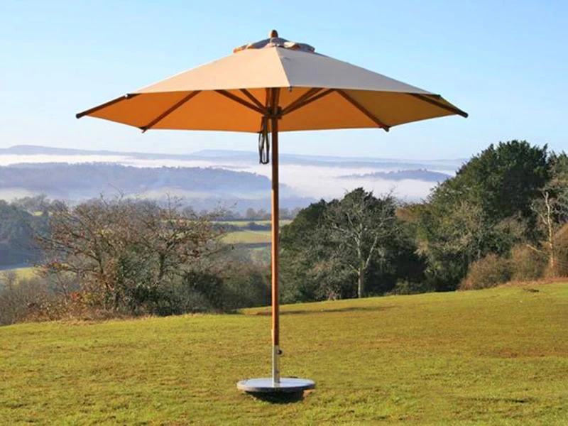 Bamboo 2.5m Parasol 4 Bamboo 2.5m Parasol - Image 2