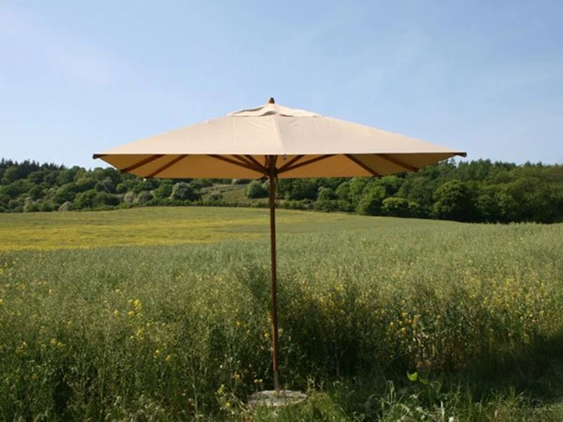 Bamboo 3.5m X 2.5m Rec Parasol Beige 9 Bamboo 3.5m X 2.5m Rec Parasol Beige - Image 7