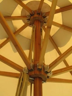 Bamboo 3.5m X 2.5m Rec Parasol Beige 21 Bamboo 3.5m X 2.5m Rec Parasol Beige -Garden Comfort Shop bambrella parasol close ups xl 3 5