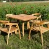 Teak 4 Chair Cafe Dining Set | Bari/Bali -Garden Comfort Shop bari bari 4 cafe 1 bi