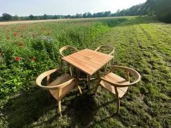 Teak 4 Chair Cafe Dining Set | Bari/Bali 9 Teak 4 Chair Cafe Dining Set | Bari/Bali -Garden Comfort Shop bari bari 4 cafe 4 bi