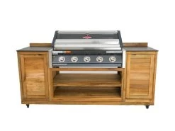 Bari BBQ Cabinet Unit Trolley On Wheels