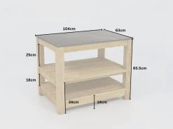 Bari Kitchen BBQ Table Unit -Garden Comfort Shop bari bbq table unit measurements